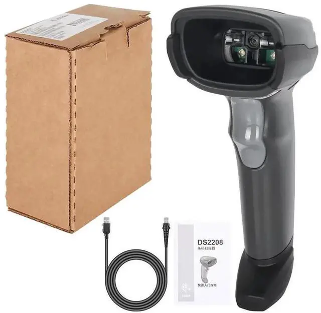 Alt view image 2 of 7 - Ze,br,a DS2208-SR00007ZZWW 1D/2D Handheld Barco,de Scann,er Imager w/USB Cable US