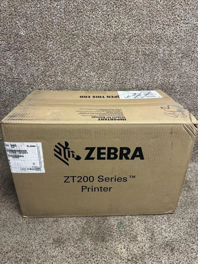 Alt view image 2 of 5 - Ze,bra ZT230 Thermal Label Printer ( ZT23042-D01000FZ ) Serial USB, Monochrome