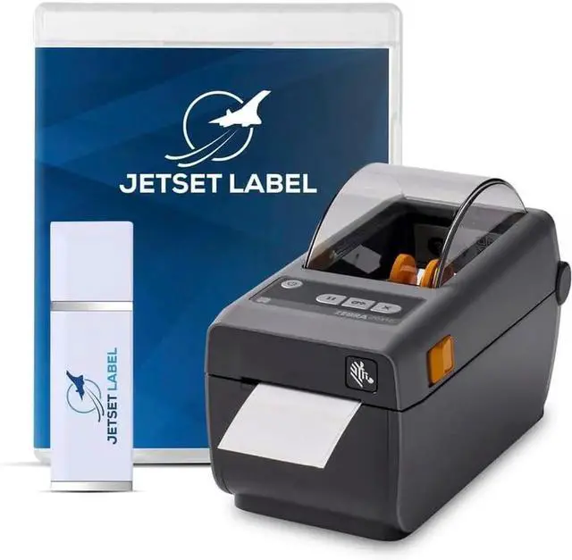 Alt view image 6 of 7 - Ze bra ZD410 Direct Thermal Label Printer | USB & Ethernet Connectivity | 2 Inch Print Width | ZD41022-D01E00EZ