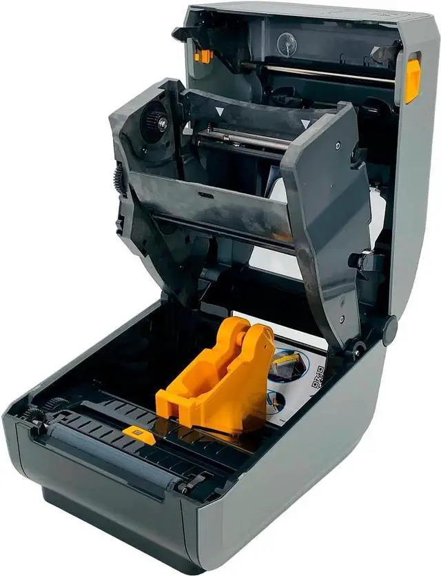 Alt view image 4 of 7 - Ze bra ZD420 Thermal Transfer Bar code Label Printer USB BT WiFi 300 dpi ZD42043-C01W018N 1 Year Warranty, Bundle with AC Adapter