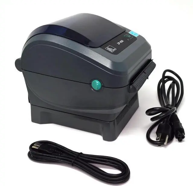 Alt view image 6 of 7 - Ze bra ZP 450 Label Thermal Monochrome Bar Code Printer ZP450-0501-0006A