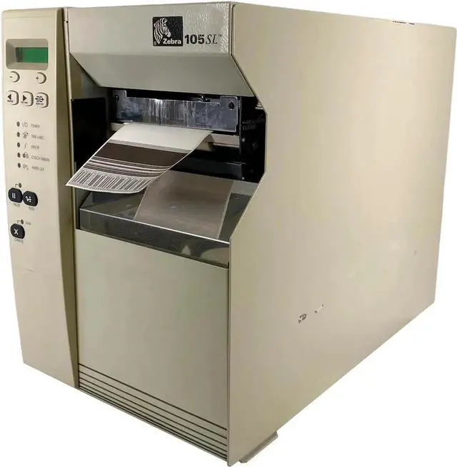 Alt view image 4 of 7 - Ze bra 105SL Thermal Transfer Industrial Label Printer 10500-2001-0070 Serial Parallel, Bundle with Power Cable