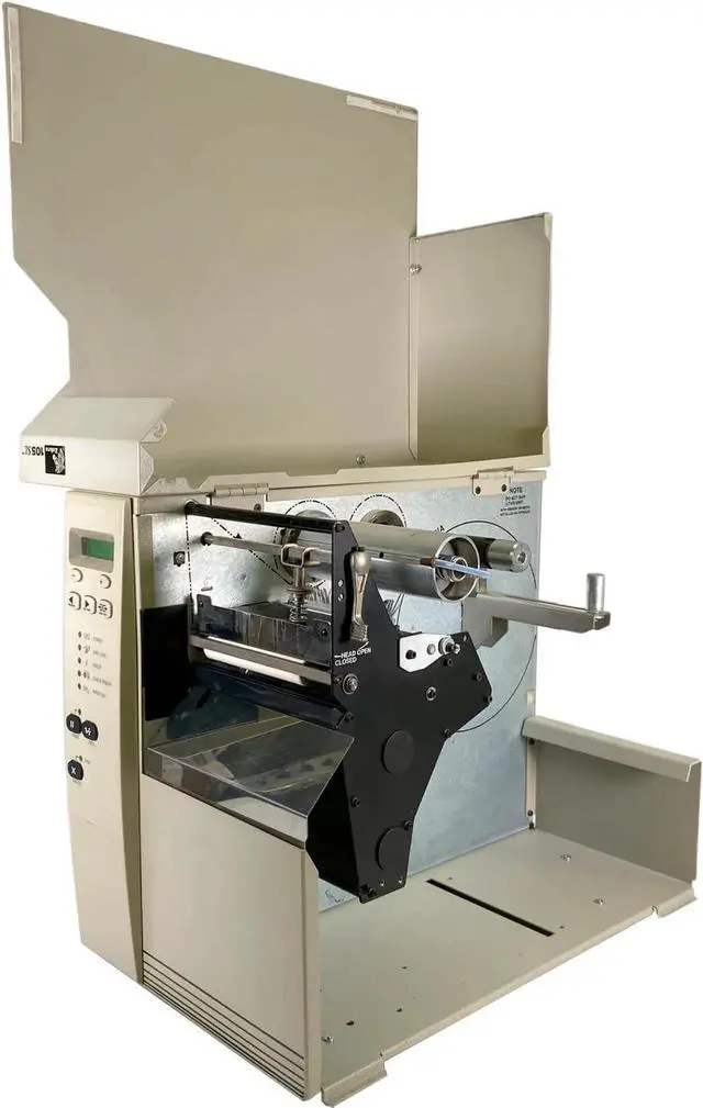 Alt view image 7 of 7 - Ze bra 105SL Thermal Transfer Industrial Label Printer 10500-2001-0070 Serial Parallel, Bundle with Power Cable
