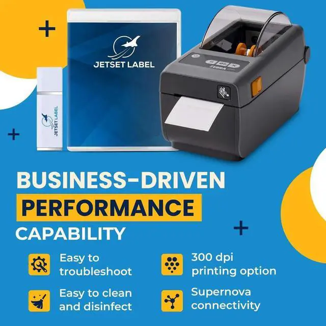 Alt view image 3 of 7 - Ze,bra ZD411 (ZD410 Replacement) Direct Thermal Label Printer