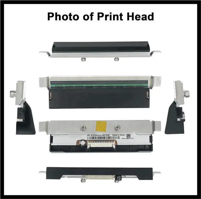 Alt view image 5 of 7 - Printhead/Print Head for Ze bra ZT210 ZT220 ZT230 Thermal Label Bar code Printer/Label Maker 300 dpi P/N:P1037974-011