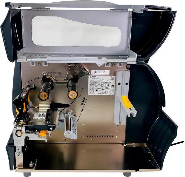 Alt view image 6 of 7 - Ze bra ZT230 Industrial Thermal Transfer Bar code Label Printer Wireless LAN USB ZT23042-T01200FZ, Bundle with Power Cord and USB Cable