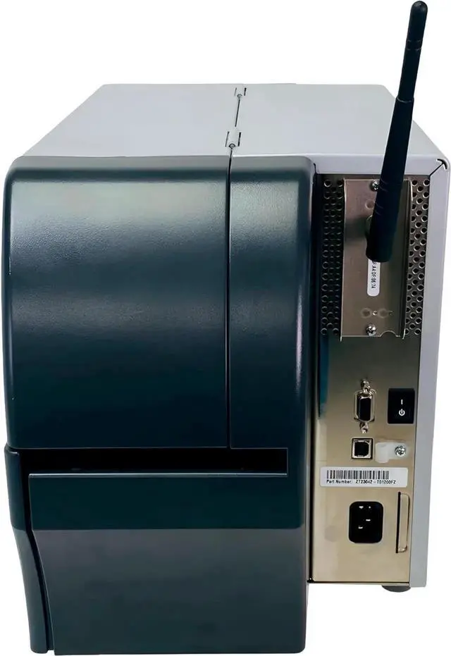 Alt view image 4 of 7 - Ze bra ZT230 Industrial Thermal Transfer Bar code Label Printer Wireless LAN USB ZT23042-T01200FZ, Bundle with Power Cord and USB Cable