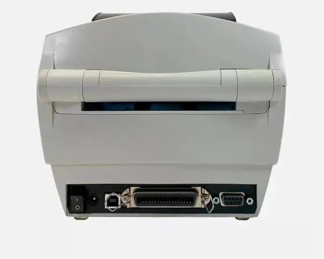 Alt view image 3 of 5 - Ze bra LP2844 Direct Thermal Label Bar code Printer USB Serial Parallel 2844-20320-0001, Bundle with AC Adapter