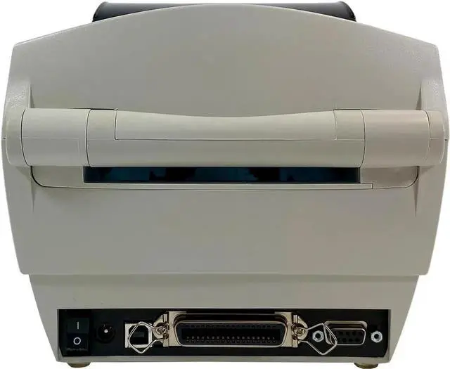 Alt view image 2 of 7 - Ze bra LP2844 Direct Thermal Label Bar code Printer USB Serial Parallel 2844-20300-0021, Bundlle with AC Adapter