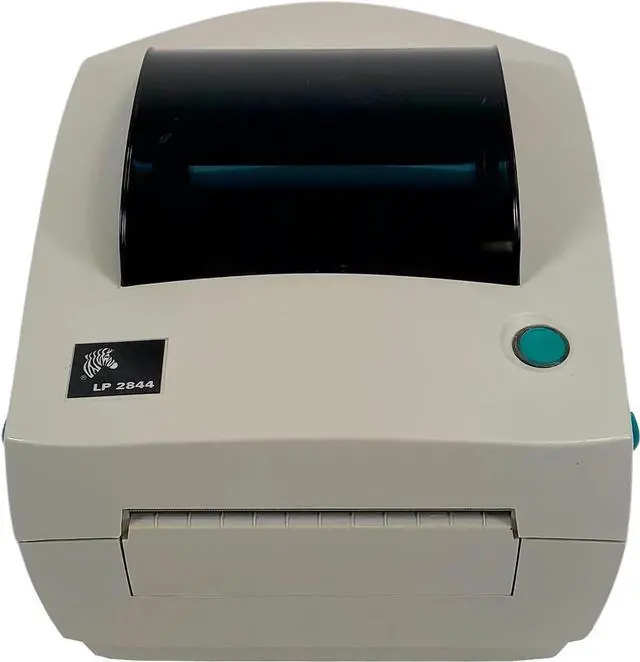 Main image of Ze bra LP2844 Direct Thermal Label Bar code Printer USB Serial Parallel 2844-20300-0021, Bundlle with AC Adapter