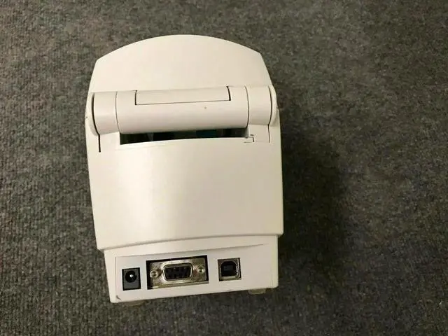 Alt view image 5 of 7 - #S6B Ze bra LP 2824 Plus 282P-201510-000 Ethernet Printer W/Adapter & Cables