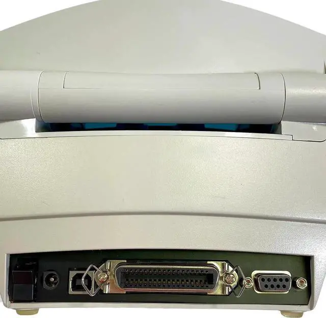 Alt view image 7 of 7 - Ze bra LP2844ps Direct Thermal Label Printer Dispenser USB 120599-011, Bundle with AC Adapter