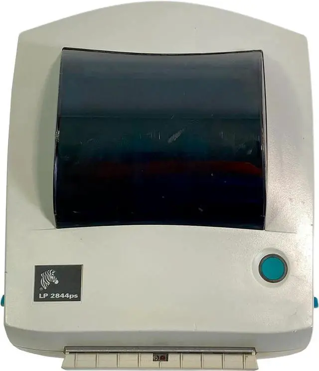 Main image of Ze bra LP2844ps Direct Thermal Label Printer Dispenser USB 120599-011, Bundle with AC Adapter