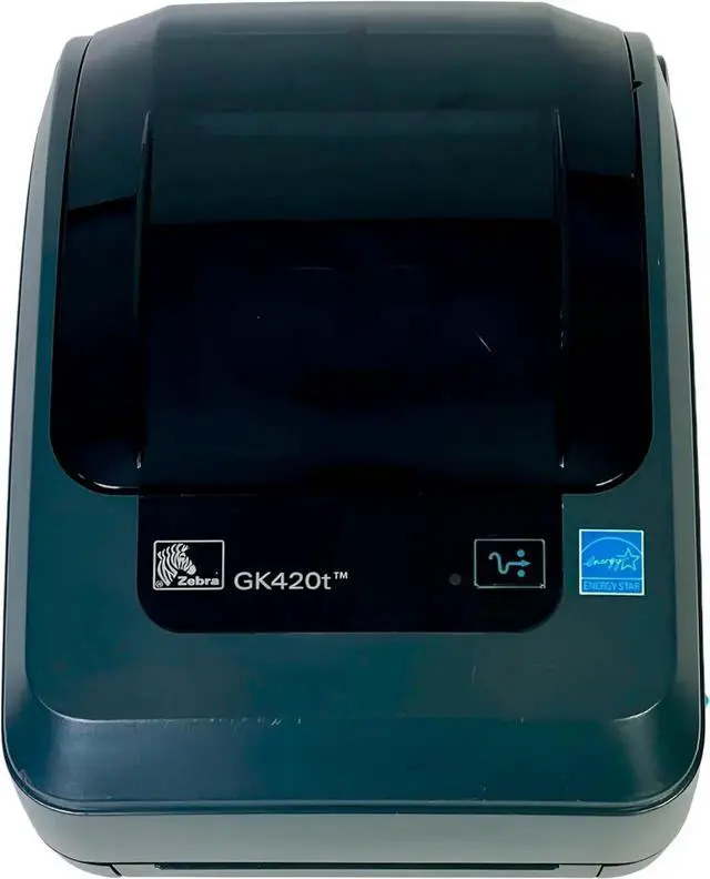 Alt view image 4 of 7 - Ze bra GK420T Thermal Transfer Bar code Label Printer USB Ethernet GK42-102220-000, Bundle with AC Adapter