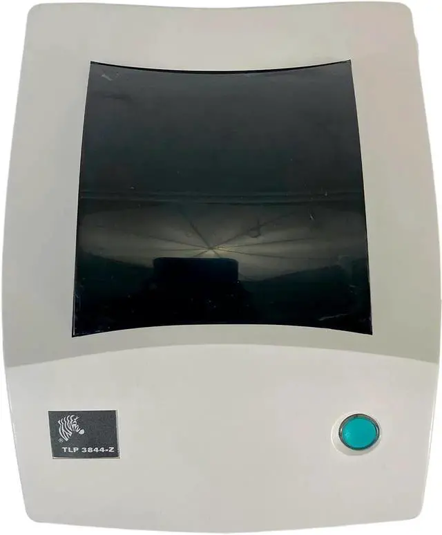 Alt view image 5 of 7 - Ze bra TLP3844-Z Thermal Transfer Label Printer 300Dpi USB LAN 384Z-10400-0001 with Power Supply