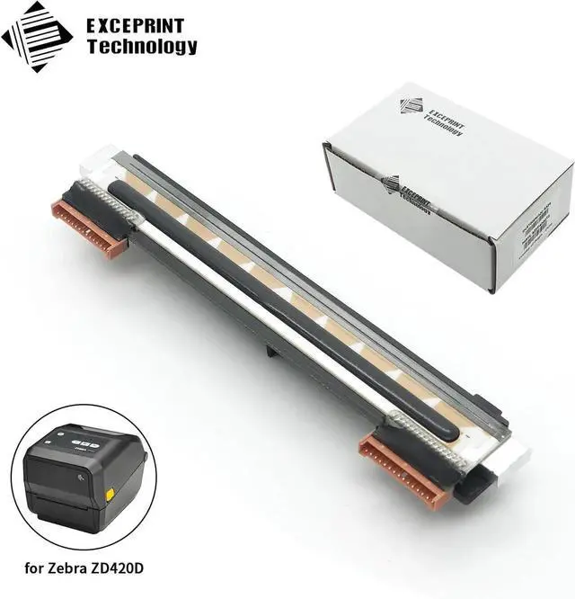 Alt view image 3 of 3 - P1080383-415 Printhead for Ze bra ZD420D ZD620D ZD621D Thermal Label Bar code Printer 203dpi, Premium Print Head Replacement