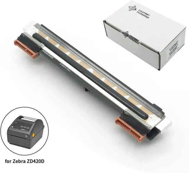 Alt view image 2 of 3 - P1080383-415 Printhead for Ze bra ZD420D ZD620D ZD621D Thermal Label Bar code Printer 203dpi, Premium Print Head Replacement