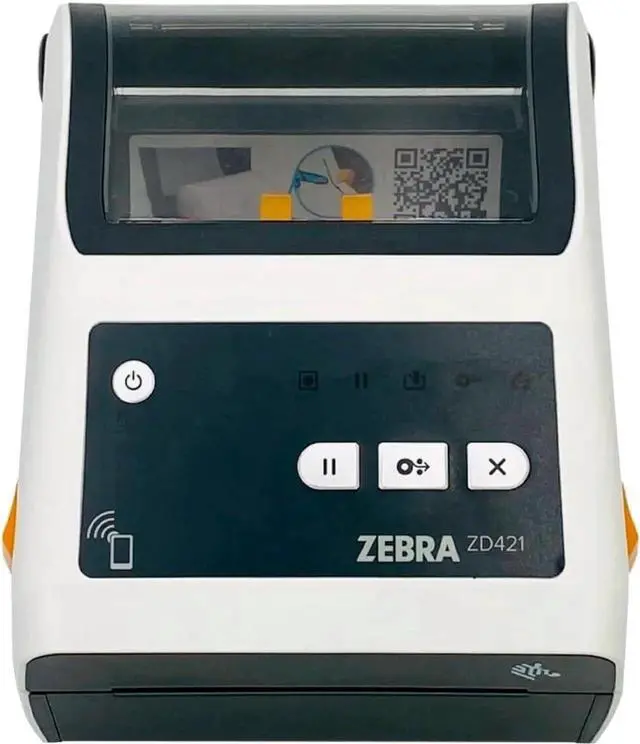 Alt view image 4 of 7 - Ze,bra ZD421 ZD4AH42-D01E00EZ Direct Thermal Label Healthcare Printer 203 dpi