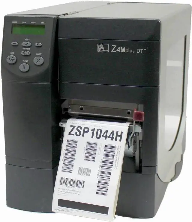 Main image of Ze bra Z4MPlus DT Z4M2Z-2001-4000 311090616 FedEx Direct Thermal Bar code Label Printer USB Peeler Rewinder 203DPI