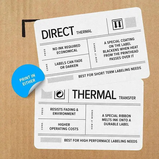 Alt view image 5 of 5 - Ze bra ZD421 Thermal Transfer Desktop Printer 203 dpi Print Width 4-inch USB Ethernet ZD4A042-301E00EZ | Includes Jetset Software