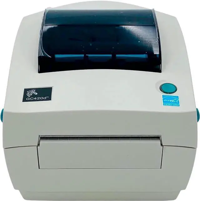 Alt view image 7 of 7 - Genuine Ze bra GC420d Direct Thermal Label Printer GC420-200510-000 USB Serial Parallel, Bundle with AC Adapter