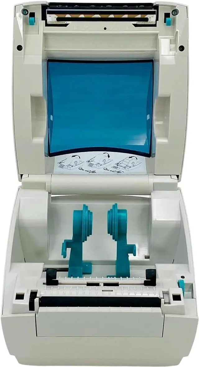 Alt view image 2 of 7 - Genuine Ze bra GC420d Direct Thermal Label Printer GC420-200510-000 USB Serial Parallel, Bundle with AC Adapter