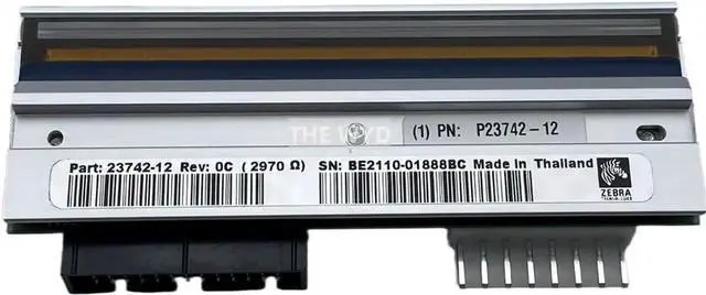 Main image of P1004233 Printhead for Ze bra 110Xi4 110XiIV Thermal Label Printer 600DPI Genuine P23742-12