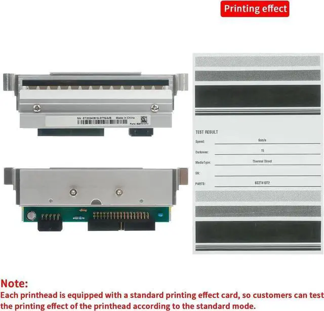 Alt view image 5 of 7 - P1058930-009 Replacement Printhead for Ze bra ZT410 ZT411-203dpi Precision Thermal Print Head for Enhanced Label Printing Quality | 41000-71
