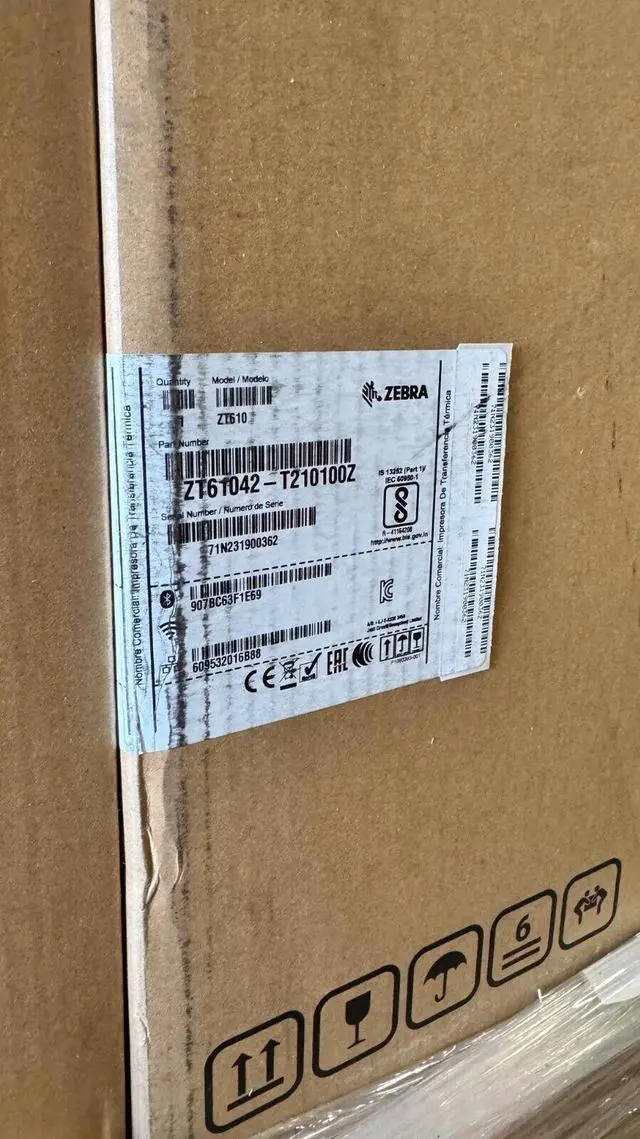 Alt view image 4 of 4 - Ze,bra ZT610 DT/Thermal Transfer Label Printer 203dpi P/N ZT61042-T210100Z