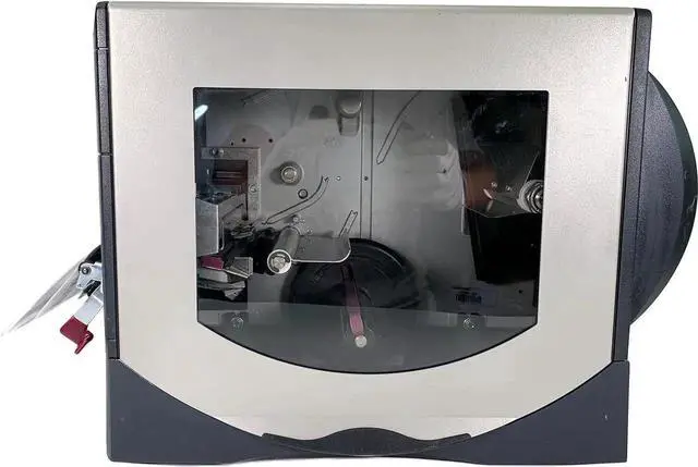 Alt view image 4 of 7 - Ze bra Z4M Plus DT UPS Direct Thermal Label Printer Peel Rewind USB Serial, Bundle with Power Cord