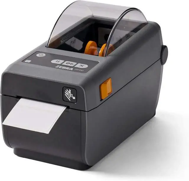 Main image of Ze bra ZD410 Direct Thermal Only Desktop Printer - Ethernet, Bluetooth, USB and USB Host Connectivity, 2" Print Width, 203 DPI, 6 IPS, Monochrome Bar code Label Printer - ZD41022-D01E00EZ