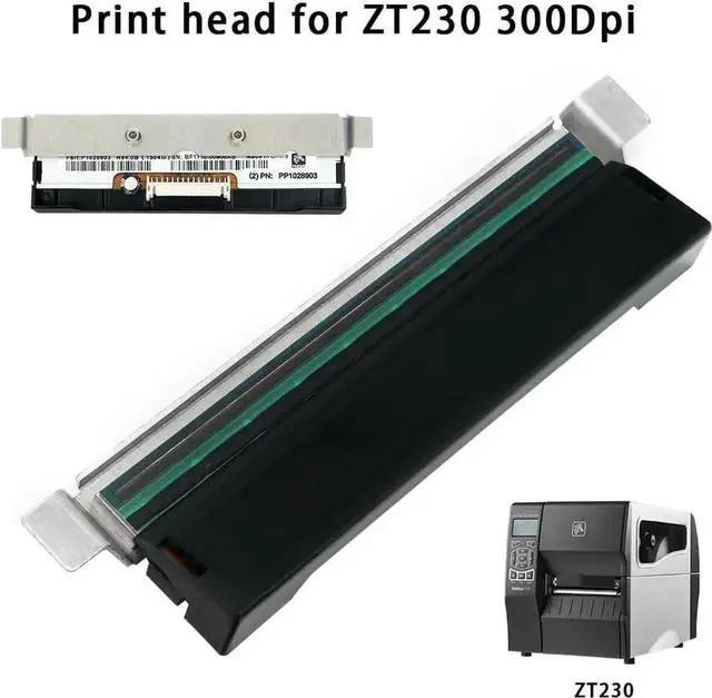 Alt view image 5 of 6 - Printhead for Ze bra Thermal Label Printers ZT200 ZT210 ZT220 ZT230 Series | P1037974-011 Replacement Part 300DPI
