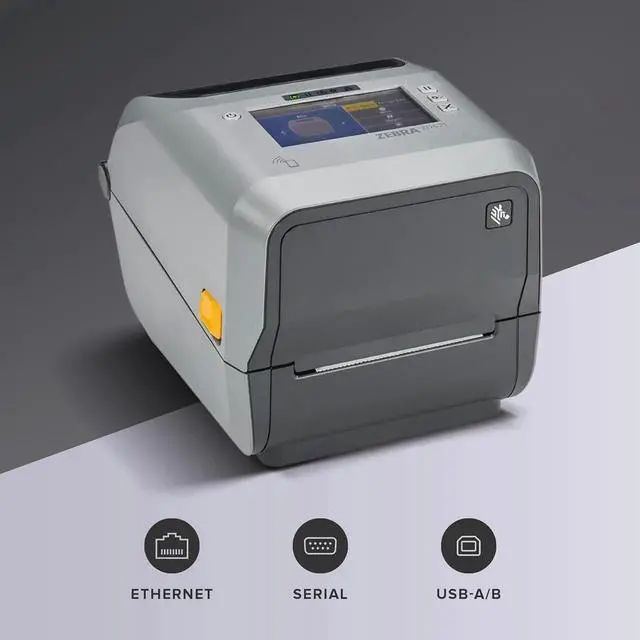 Alt view image 3 of 6 - Ze bra ZD621 Thermal Shipping Label Printer 4"| 203 DPI | No Ink Required | 4x6 | Wireless, USB, Serial, Ethernet, Tap to Print NFC | Color LCD | 2 Year Warranty | UPS/USPS/FedEx | Thermal Transfer