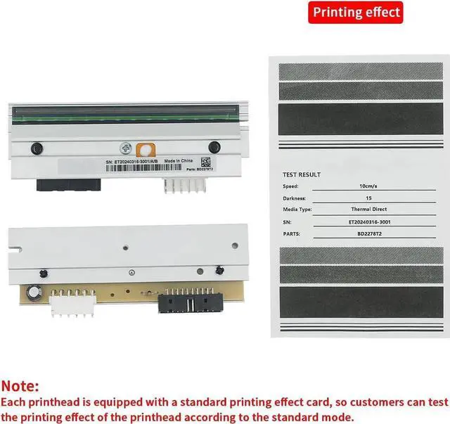 Alt view image 6 of 7 - P1004230 Replacement Printhead for Ze bra 110Xi4 105SL Plus - 203dpi Precision Thermal Print Head for Enhanced Label Printing Quality