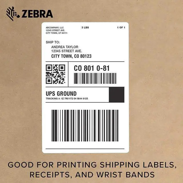 Alt view image 6 of 7 - Ze bra ZD620d Direct Thermal Desktop Printer 300 dpi Print Width 4 in Ethernet Serial USB ZD62043-D01F00EZ
