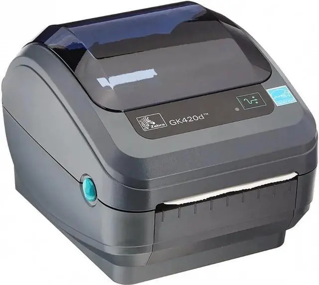 Alt view image 6 of 7 - Ze bra GK420D Direct Thermal Only Desktop Printer - Serial, USB, Ethernet, Bluetooth Connectivity, 203 dpi, 8 IPS, 4.09" Max Print Width, Monochrome Bar code Label - GK42-202210-000, ANSIPPF