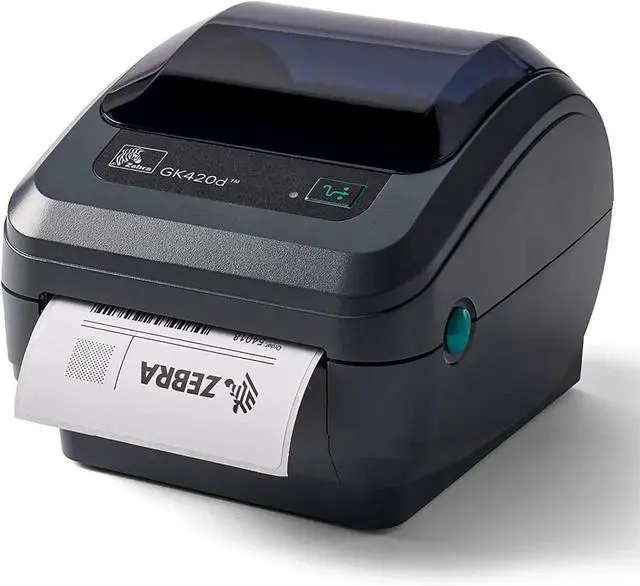Alt view image 2 of 7 - Ze bra GK420D Direct Thermal Only Desktop Printer - Serial, USB, Ethernet, Bluetooth Connectivity, 203 dpi, 8 IPS, 4.09" Max Print Width, Monochrome Bar code Label - GK42-202210-000, ANSIPPF