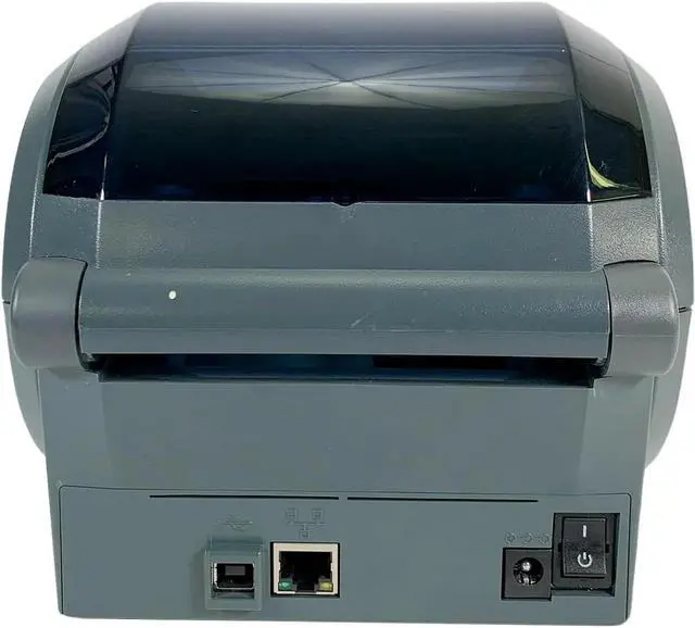 Alt view image 2 of 7 - Ze bra GK420d Direct Thermal Bar code Printer USB LAN GK42-200210-000 with Adapter