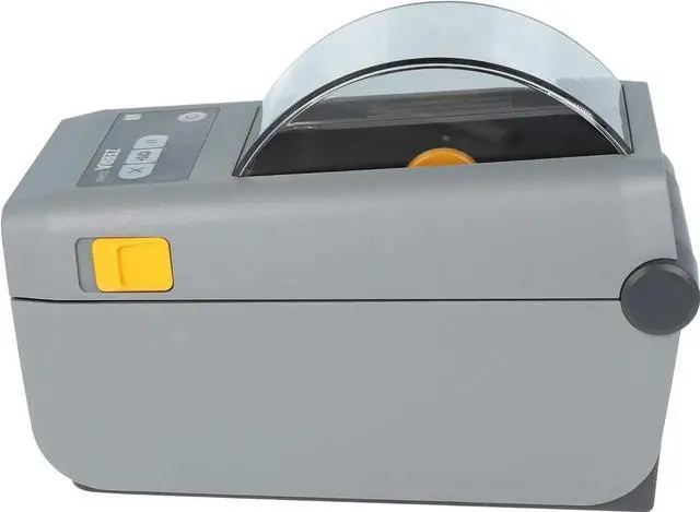 Alt view image 5 of 7 - Ze bra ZD410 Printer with Tear-Off Edge - 203 DPI - Direct Thermal - 56 mm Max. Print Width, USB Interfaces (ZD41022-D0E000EZ), Grey (Dark)