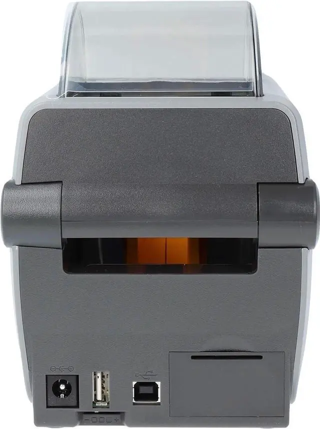 Alt view image 6 of 7 - Ze bra ZD410 Printer with Tear-Off Edge - 203 DPI - Direct Thermal - 56 mm Max. Print Width, USB Interfaces (ZD41022-D0E000EZ), Grey (Dark)