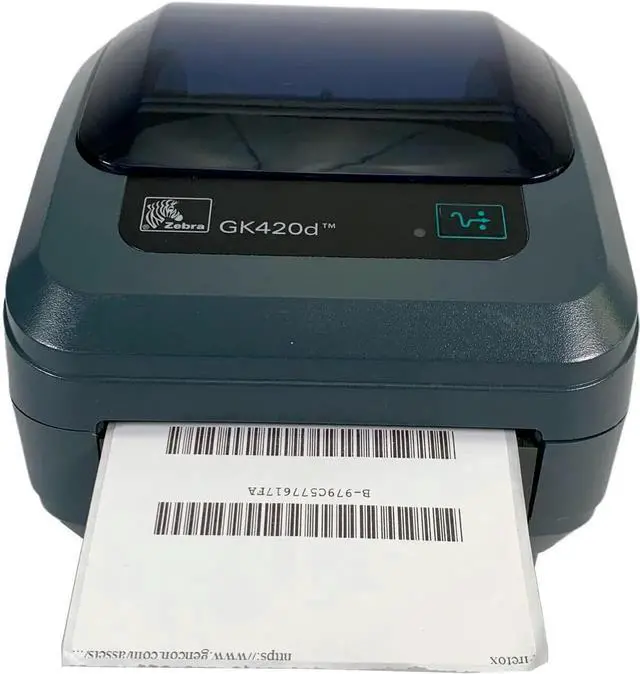 Main image of Ze bra GK420d Direct Thermal Bar code Printer USB LAN GK42-202210-000, Bundle with AC Adapter