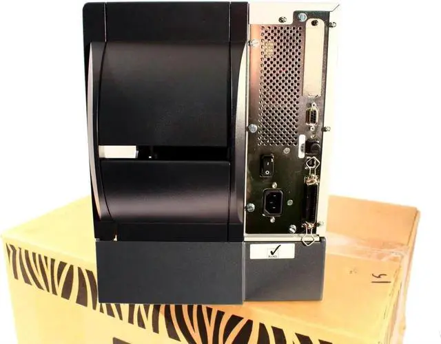 Alt view image 6 of 7 - Ze bra ZM400 Thermal Bar code Printer Parallel/Serial/USB/ENet ZM400-2001-0100T