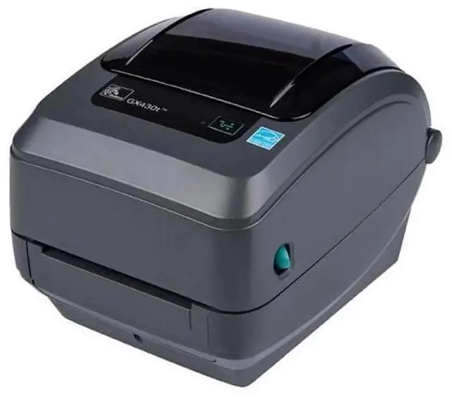 Main image of Ze bra GX430t ( GX43-102470-000 ) Thermal Transfer Desktop Printer USB Serial Parallel Ethernet Port