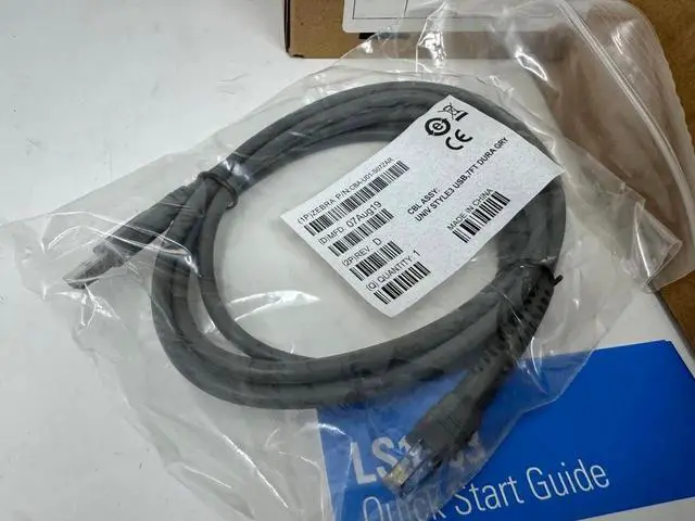 Alt view image 6 of 7 - Ze,bra Motor,ola Sym,bol LS1203-CR10001R Bar,code LASER Scan,ner w USB Cable