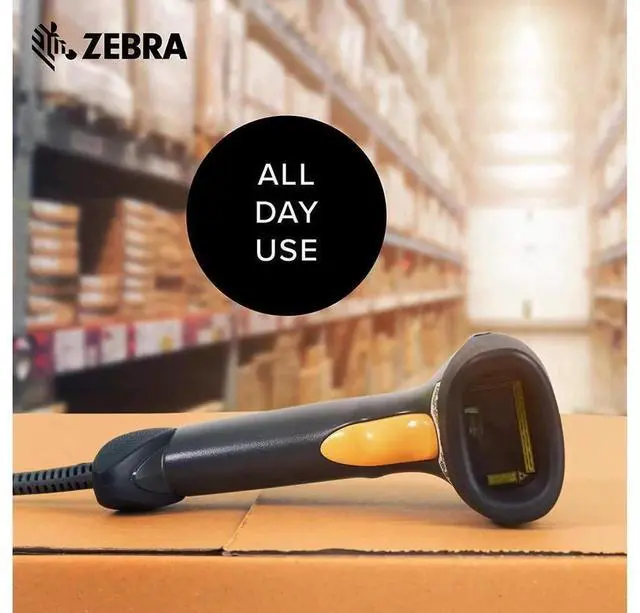 Alt view image 2 of 7 - Ze,bra Sym,bol LS2208 Corded Handheld 1D Laser Bar,code Scan,ner, USB kit