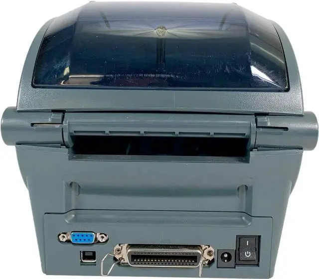 Alt view image 3 of 7 - Tekswamp Ze bra GX430T Thermal Transfer Bar code Printer 300 dpi USB Serial GX43-102510-000, Bundle with AC Adapter