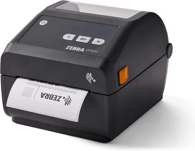 Main image of Genuine Ze bra ZD420d Direct Thermal Desktop Printer 203 dpi Print Width 4 in USB ZD42042-D01000EZ