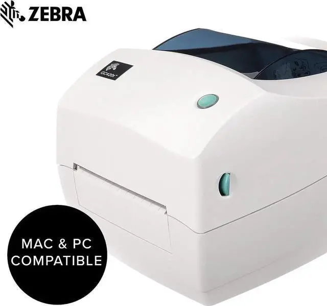 Main image of Ze bra GC420t Thermal Transfer Desktop Printer Print Width of 4 in USB Serial and Parallel Port Connectivity GC420-100510-000