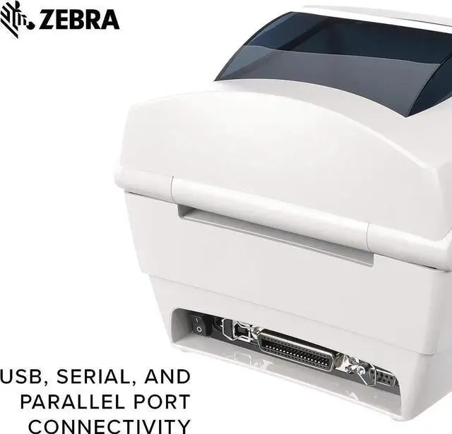 Alt view image 5 of 7 - Ze bra GC420t Thermal Transfer Desktop Printer Print Width of 4 in USB Serial and Parallel Port Connectivity GC420-100510-000