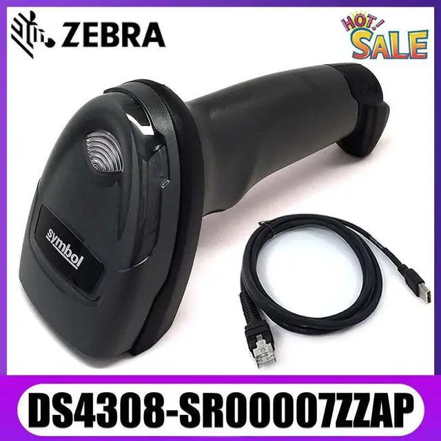 Main image of Ze,bra Sym,bol DS4308-SR00007ZZAP 2D Handheld Bar,code Scan,ner Reader W/ USB Cable